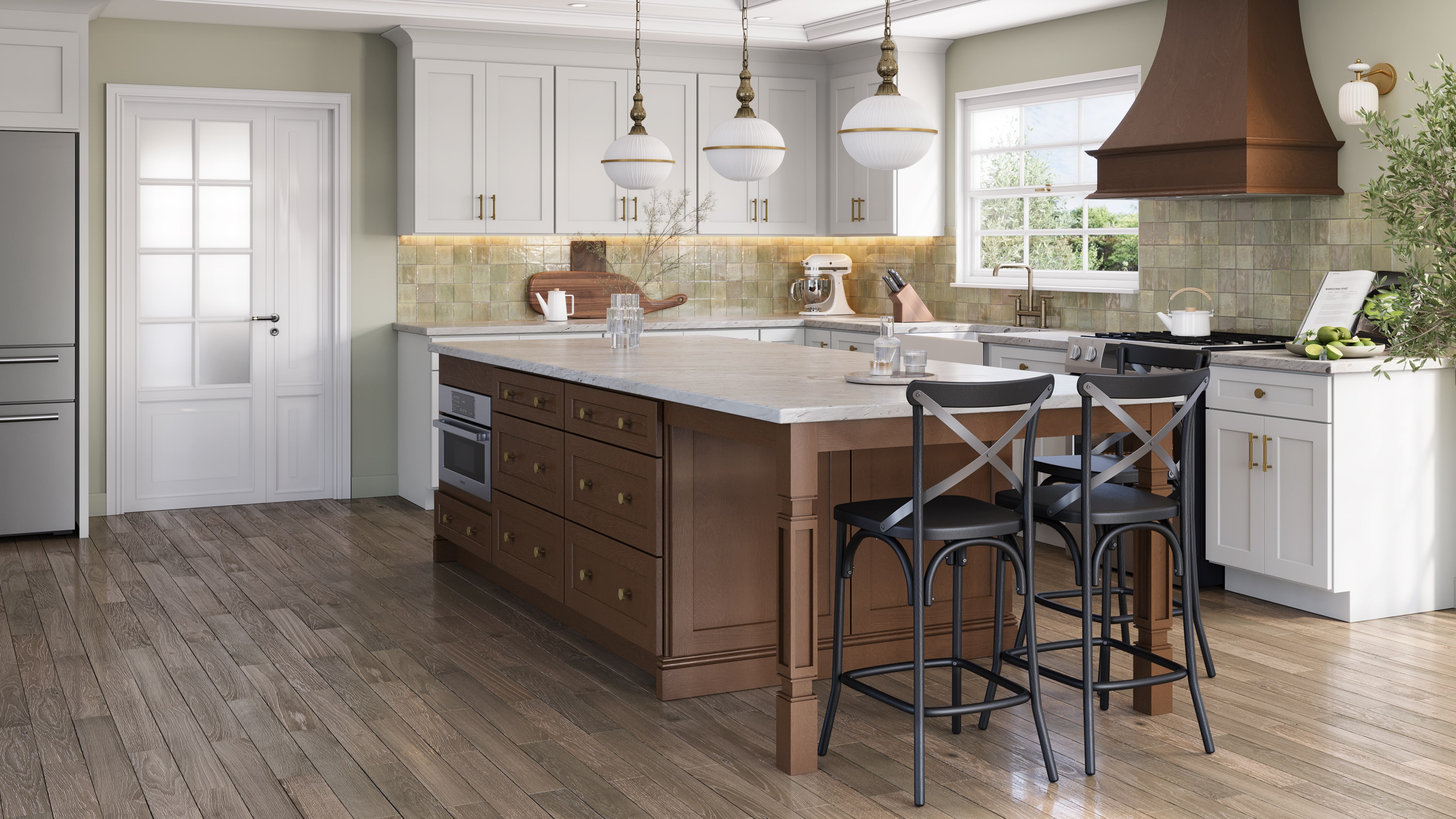 Antique Shaker and Bourbon Shaker combination